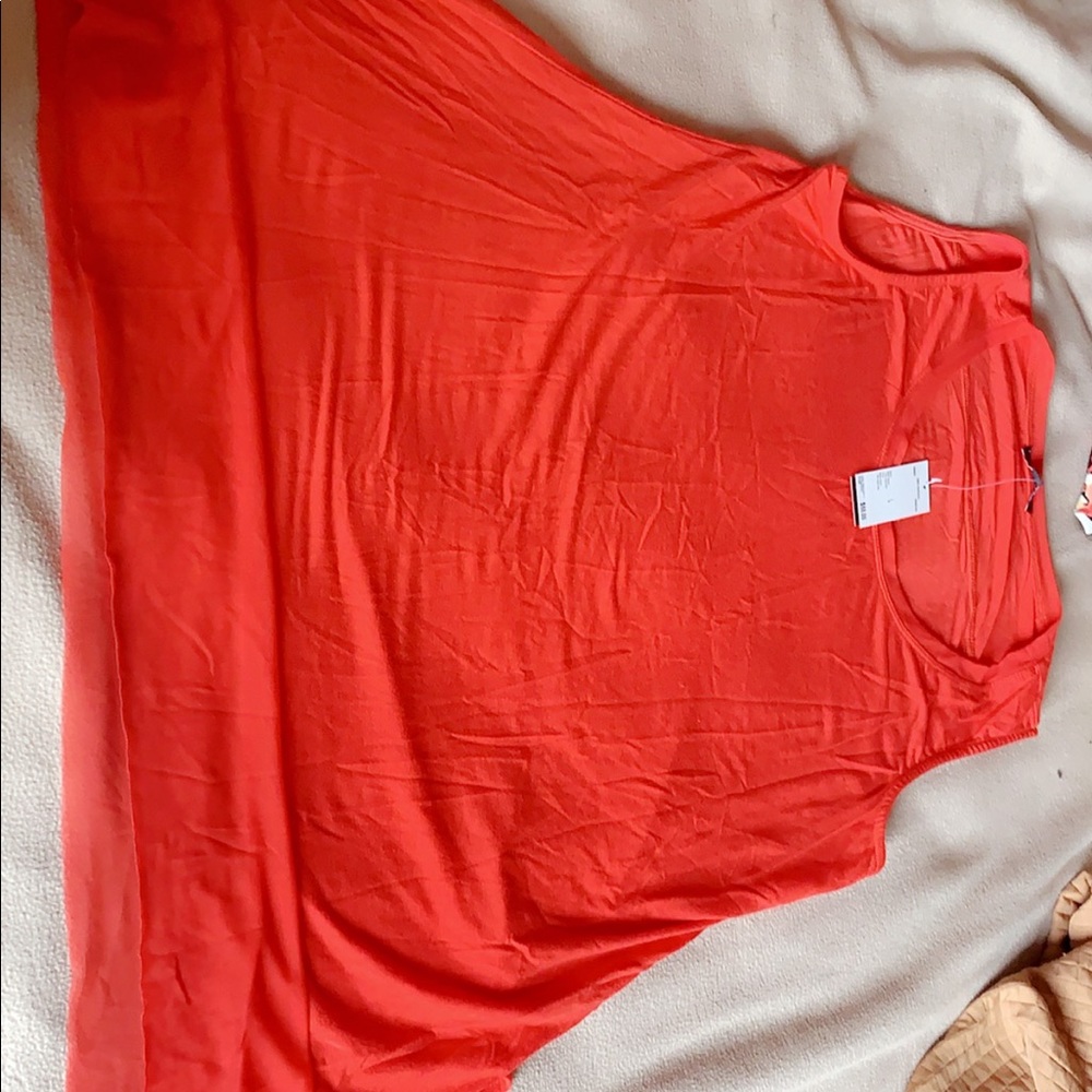 Premise red sleeveless top